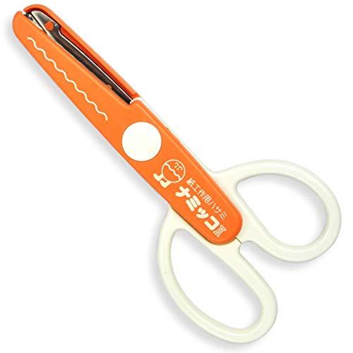 長谷川刃物 はさみ 工作 ナミッコII オレンジ JPS-683 全長:14 刃渡り:4(cm)