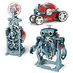 ゼンマイ仕掛けの組み立てロボット ロボタイミー おもちゃ