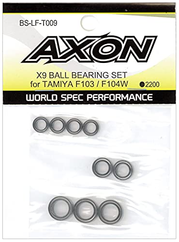 AXON X9 BALL BEARING SET for F103 / F104W BS-LF-T009 おもちゃ