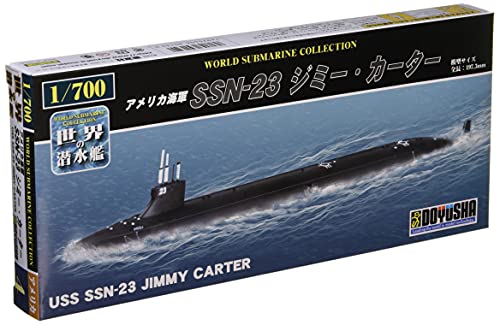 童友社 1/700 世界の潜水艦シリーズ No.4 SSN-23 ジミー・カーター プラモデル WSC-4 おもちゃ