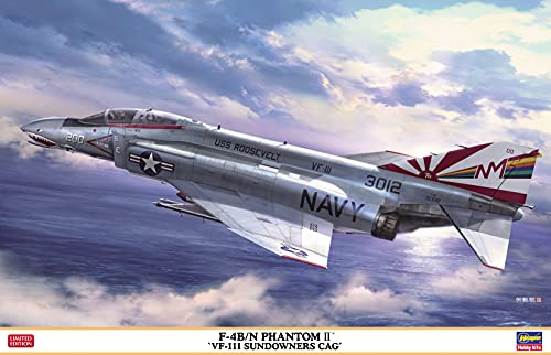 ハセガワ 1/48 F-4B/N ファントムII VF-111 サンダウナーズCAG プラモデル 07503 おもちゃ