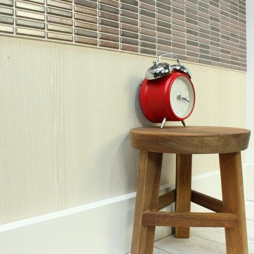 モザイクタイルステッカー ハルちゃん オールドクラブモノ 47×9.5mm角（15×15cmシート） 銅