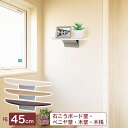 壁面収納 おしゃれ 石膏ボード壁対応 棚 壁付けシェルフ ウォールシェルフ ラウンドシェルフ 450mm 45cm
