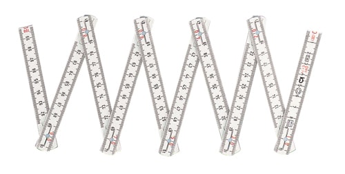 シンワ測定 ファイバー折尺 10折 1m cm表示 78606