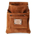 プロフェッショナル ツールポーチ スウェードレザー HERITAGE LEATHER(ヘリテージレザー ) 3-Pkt Professional Suede Leather Pouch 583SP