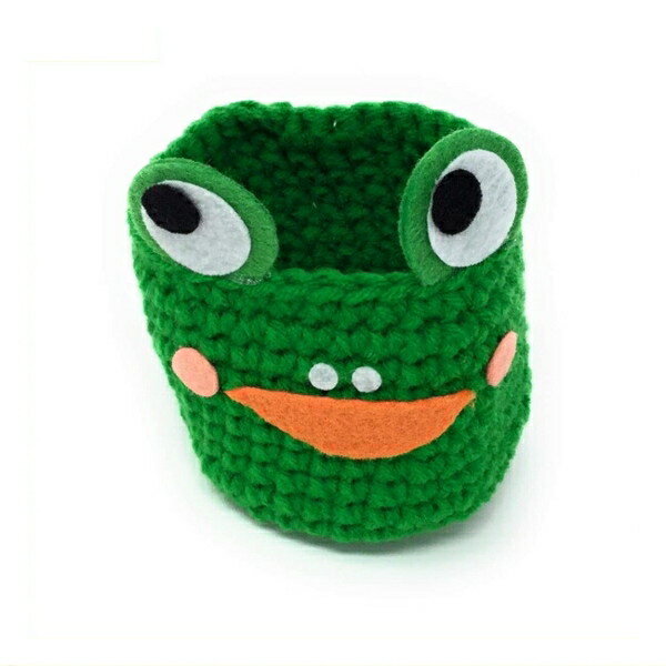 【スーパーセール10%OFF】 どうぶつアミアミ小物入れ(カエル)4589617961066 メール便 【送料無料ライン対応】