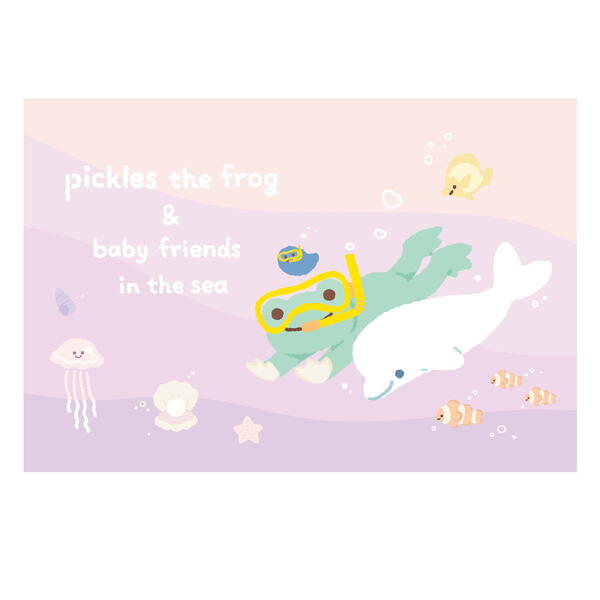 【スーパーセール10%OFF】 かえるのピクルス ポストカード(海のおともだち) PC-PT001 4996740610776 Pickles the Frog...