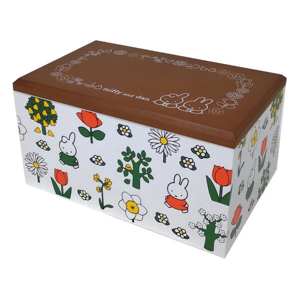 【スーパーセール10%OFF】 ミッフイー トレー付収納箱(ミッフィー&ダーン) DB1850 4961971602616 miffy $ メール便 【送料無料...