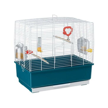 「リコード 3 ホワイト」イタリアferplast社製 鳥かご REKORD White 鳥籠 ゲージ フルセット カナリア セキセイインコ 小型鳥用 かご おしゃれ 52009801 8010690045436 | ペット用品 FW