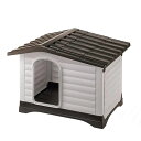 送料無料 イタリアferplast社 ファープラスト ドッグヴィラ 110 ハウス 犬小屋 屋外 屋内 犬 猫 洗える ベット プラスチック 87257099 ...