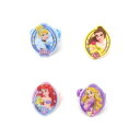 ディズニープリンセス プラスチックリング4個セット(4プリンセス/アリエルピンク) 6941033453095 メール便 【送料無料ライン対応】