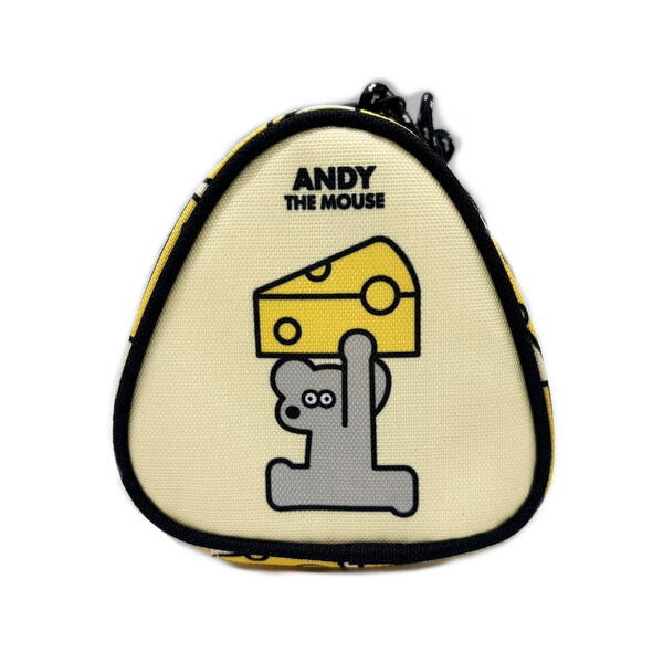 ねずみのANDY おにぎりポーチ（CHEESE UP） adlw-7440 4582652674403【送料無料ライン対応】