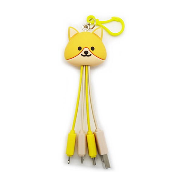 ナンデモ充電くん(コーギー)USB/Type C・Micro・Lightning 4571234217855 メール便 【送料無料ライン対応】