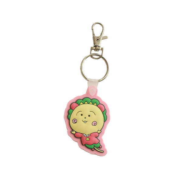 コジコジ ラバーキーホルダー（PK） 4571651640465 cojicoji 【COJI-COJI コジコジ顔 きみとぼく さくらももこ テレビ アニメ 漫画 雑貨 グッズ かわいい アニメキャラクター グッズ メール便可】 【送料無料ライン対応】