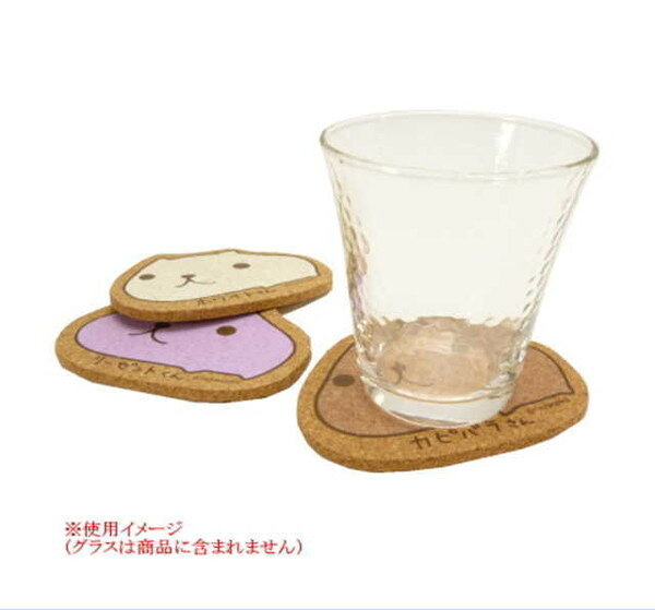 カピバラさん ダイカットコースター（リーゼントくん）