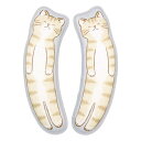 ねこのお昼寝便座シート ME247 4956019112462 メール便 【送料無料ライン対応】