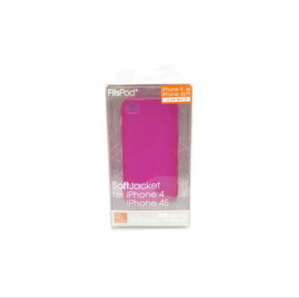 樂天商城 - iPhone4/4S共用 ソフトクリアジャケット ピンク IP4S-08PK メール便 【送料無料ライン対応】
