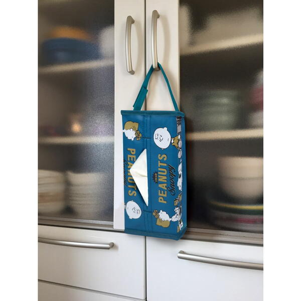 スヌーピー レトロティッシュケース(ネイビー)SN208 4956019132071 snoopy メール便 グッズ ショップ レア 文房具 オラフ グッズ 【送料無料ライン対応】 [2]