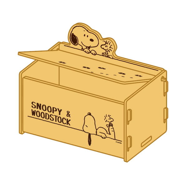 【スーパーセール10%OFF】 スヌーピー 簡単組立 ふた付収納ボックス(SN&WS) SNB1503 snoopy メール便 グッズ ショップ レア 文房具 ...