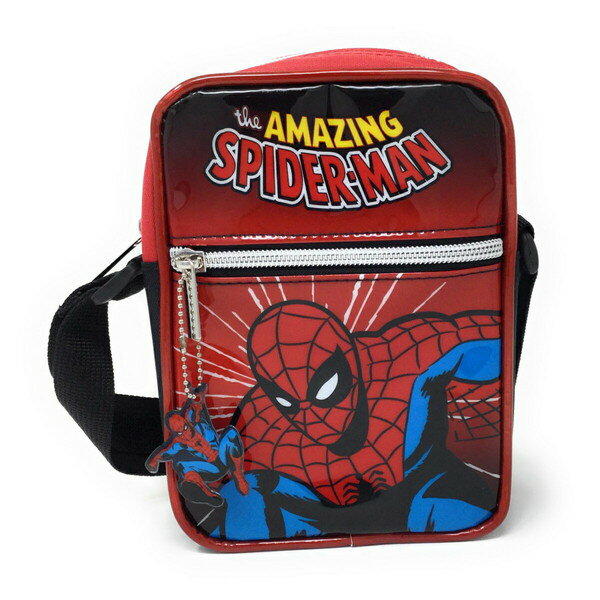 商品説明 スパイダーマンからショルダーバッグが登場☆ ちょっとしたお出かけに便利な小さなバッグです。 仕様 ●サイズ：約H185×W135×D55mm キーワード：カラーズ