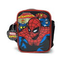 スパイダーマンからショルダーバッグが登場☆ ちょっとしたお出かけに便利な小さなバッグです。 ●サイズ：約縦160×横130×厚み55mm