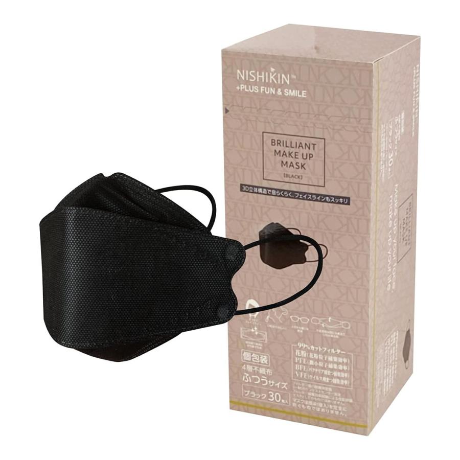 NISHIKIN（ニシキン） / ブリリアントマスク個包装 / 黒 / 30枚