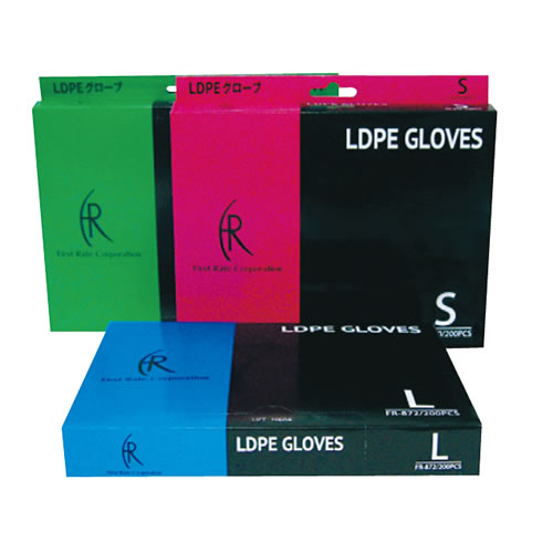 LDPEグローブ 1箱(200枚) (選べるサイズ： M ・ L ) ファーストレイト 手袋 ポリエチレン アレルギー 使い捨て グロ…