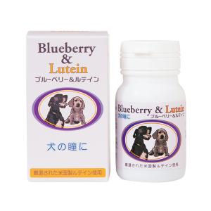 犬の瞳に ブルーベリー＆ルテイン 犬・猫用 18g(60粒) 1本 サプリメント