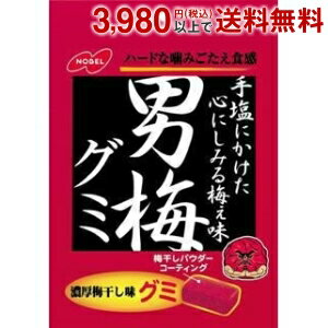 お買いものパンダのお皿プレゼント開催中★ノーベル 男梅グミ 38g×6袋入