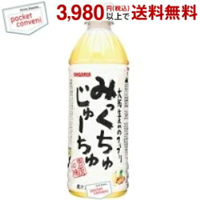 サンガリア みっくちゅじゅーちゅ 500mlペットボトル 24本入 ミックスジュース