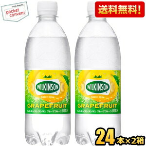 クーポン配布中 あす楽対応 アサヒウィルキンソンタンサングレープフルーツ500mlペットボトル48本(24本×2ケース)炭酸水