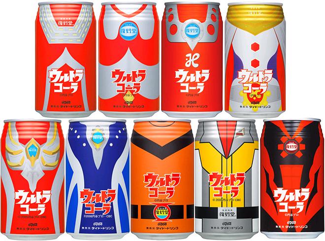 2月8日発売★3ケースまで送料同じダイドー　復刻堂ウルトラコーラ350ml缶　24本入　ウルトラマン