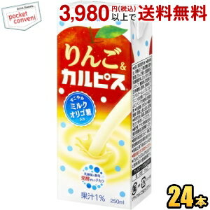 エルビー りんご&カルピス 250ml紙パック 24本入 フルーツカルピス