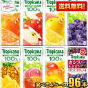 【送料無料】キリン トロピカーナ 果汁100％ジュース 250ml紙パック 96本セット(24本入×選べる4ケース) ※北海道800円・東北400円の別途送料加算