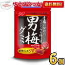 クーポン配布中★ゆうパケット送料無料 ノーベル 男梅グミ 38g×6袋入 うめ(4)