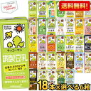 期間限定特価【送料無料】 キッコーマン飲料 豆乳飲料 200ml紙パック 選べる6ケース 計108本 調製豆乳、フルーツミックス、麦芽コーヒー、無調整 ※本商品...