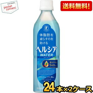 【送料無料】 キリン ヘルシアウォーター 500mlペットボトル 48本(24本×2ケース) (特保 トクホ 特定保健用食品 スポーツドリンク) ※北海道800円・東北400円の別途送料加算 kirin5のサムネイル