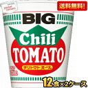 【送料無料】日清 107gカップヌードル チリトマトヌードル BIGビッグ 24食(12食×2ケース) カップラーメン ※北海道800円 東北400円の別途送料加算 39ショップ