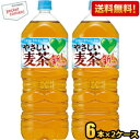 クーポン配布中★【送料無料】サントリー GREEN DA・KA・RA やさしい麦茶 2Lペットボトル 12本(6本×2ケース) ダカラ DAKARA カフェインゼロ むぎ茶 グリーンダカラ st2505 ※北海道800円・東北400円の別途送料加算