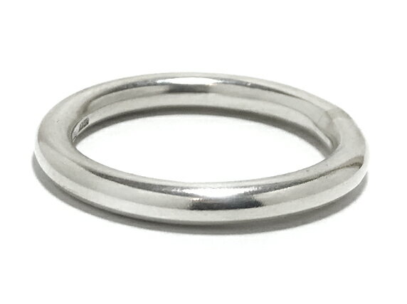 ＜3mm幅＞【 丸型 サークルプレーンリング 】シルバー925