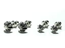 【 アポロデザイン スタッドピアス 】シルバー925/セット価格/インディアンジュエリー風/コンチョ/ネイティブ