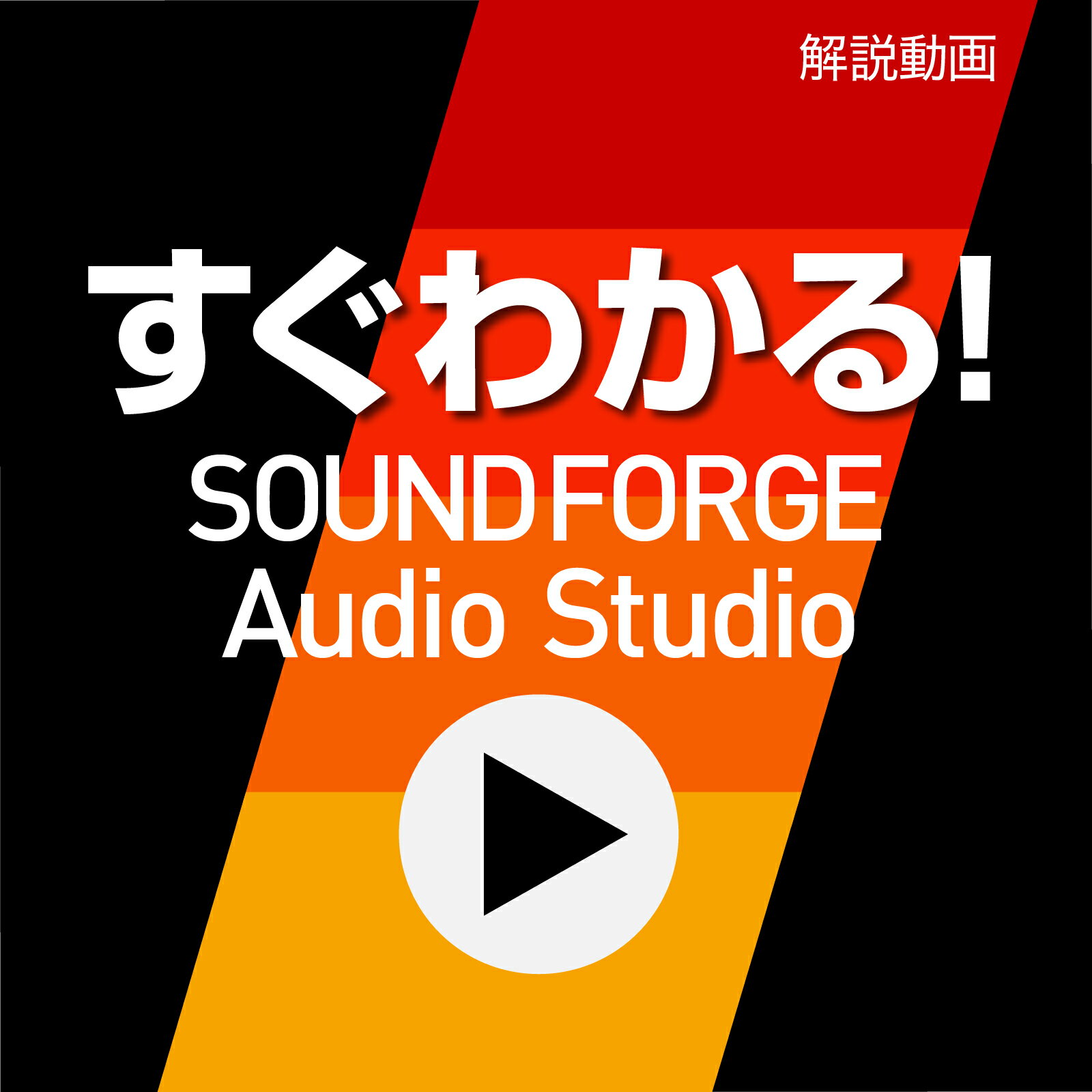 【マラソン限定価格】すぐわかる！「SOUND FORGE Audio Studio」 [Windows用][ガイドムービー] ソースネクスト