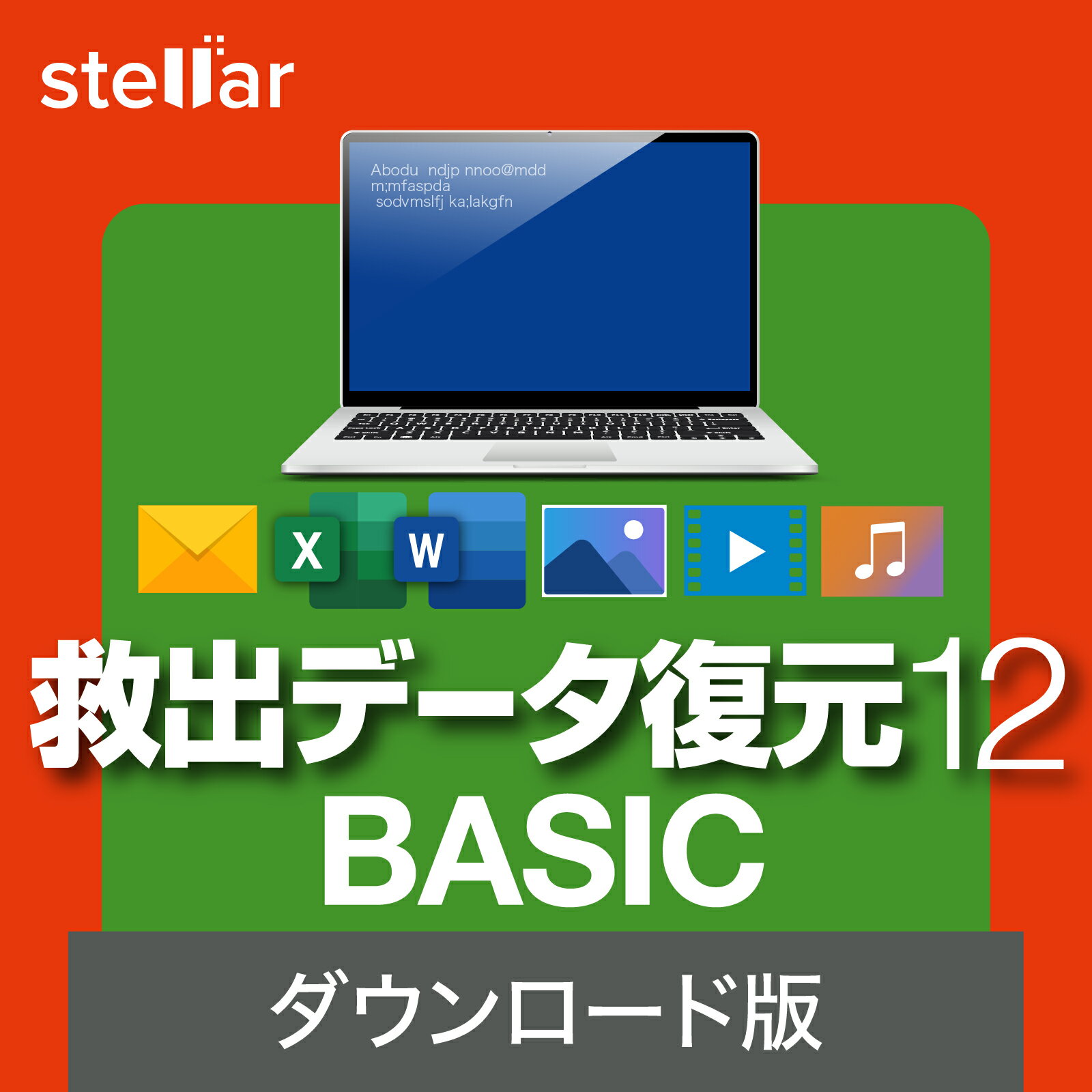 救出データ復元 12 BASIC【ダウンロード版】DL_SNR [Windows用][データ復元ソフト]ソースネクスト　データ　復元　復活　修復　救出　リカバリー　写真　動画　バックアップ