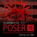 【マラソン限定価格】Poser 13(最新) カード版 ＋ すぐわかる！「Poser 」送料無料　ソースネクスト