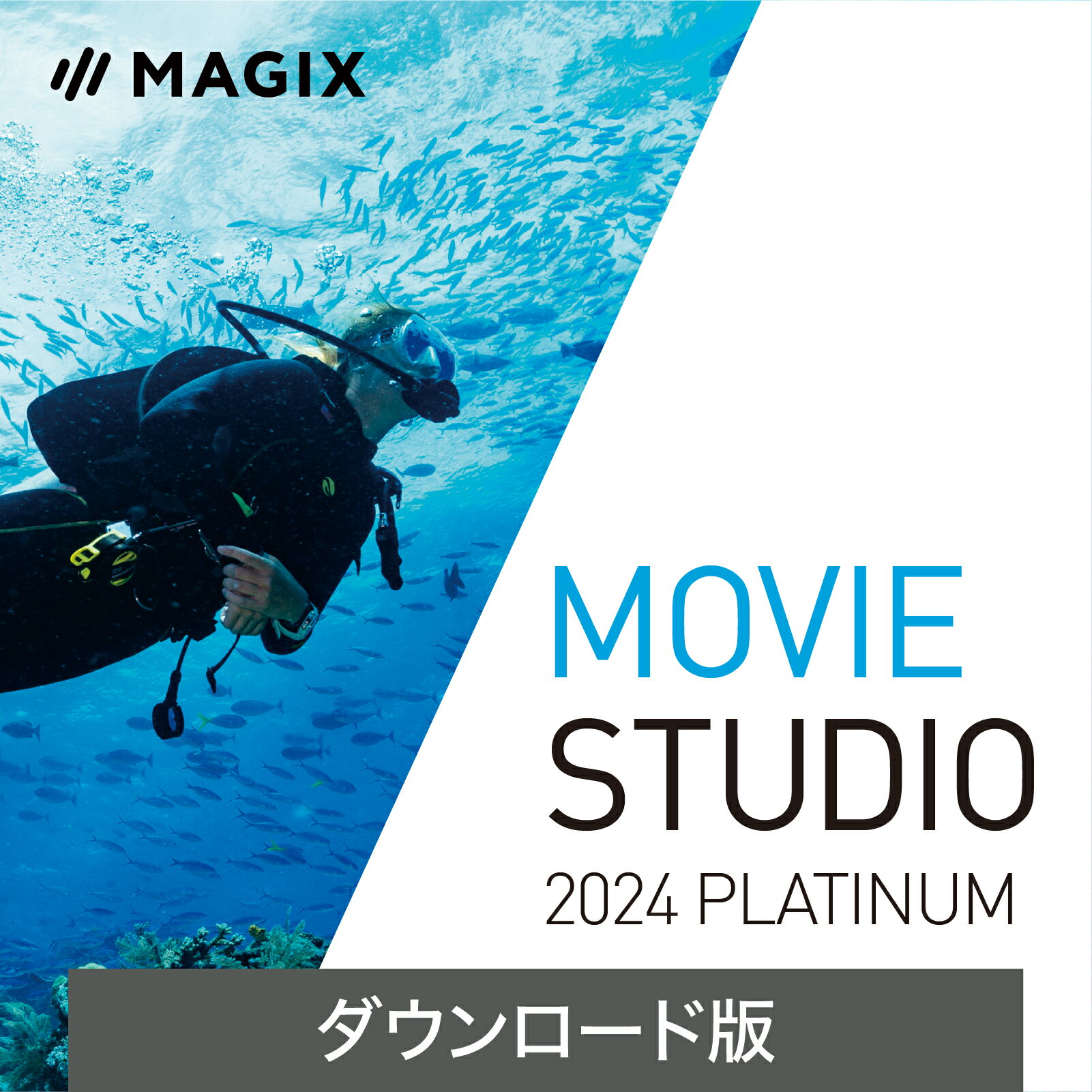 Movie Studio 2024 Platinum (最新)【ダウンロード版】DL_SNR[Windows用][ビデオ編集ソフト]動画　編集　簡単　映像　音楽　ムービー　..