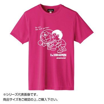 DONIC　I'm DORAEMON 卓球Tシャツ C　ピンク　140　YL127