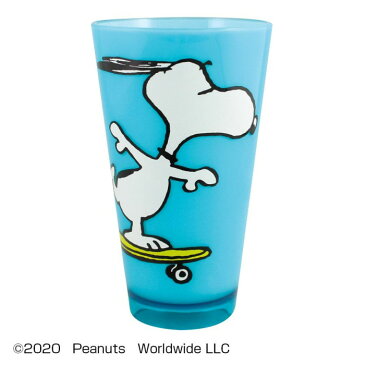 PEANUTS　SNOOPY スヌーピー アクリルタンブラー L SKATE BOARD　BL　PE-901