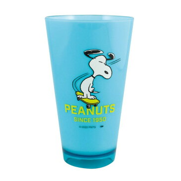 PEANUTS　SNOOPY スヌーピー アクリルタンブラー L SKATE BOARD　BL　PE-901