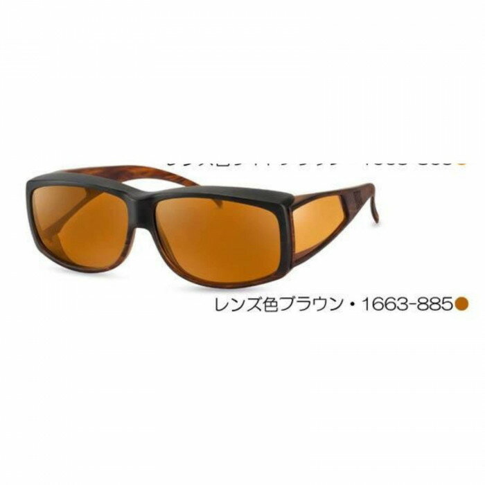 エッシェンバッハ ウェルネス プロテクト オーバーサングラスタイプ 小 レンズ色ブラウン 1663-885