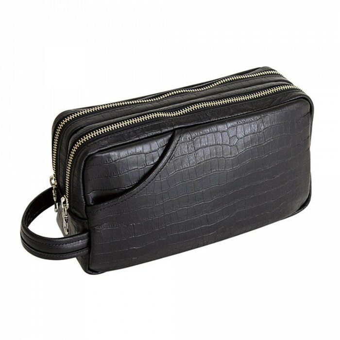 LUGGEX ナイル ポーチ ダブル 15-0007 ブラック